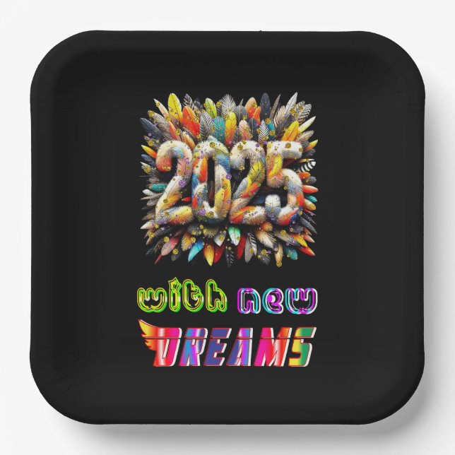 2025 With New Dreams Paper Plate (Front)