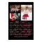 2025 Year Monthly Calendar Black Custom 3 Photos