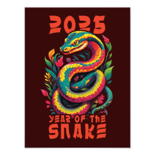 2025 Year Of The Snake Photo Print