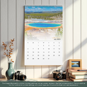 2025 Yellowstone Calendar with Bible Verses