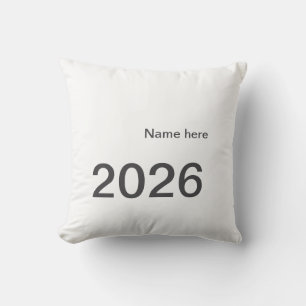 2026 2027 2028 name title here year bold letter cushion