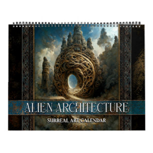 2026 Alien Architecture Surreal Art Calendar