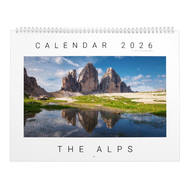 2026 Alps nature & landscape photo Calendar (Cover)