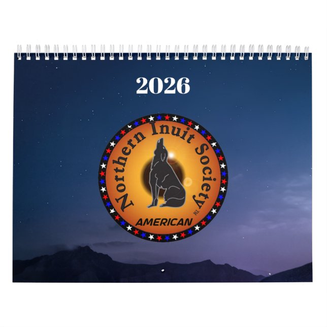 2026 American Northern Inuit Society Calendar (Cover)