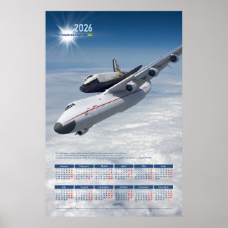2026 Antonov An-225 "Mriya" Tribute Calendar Poster