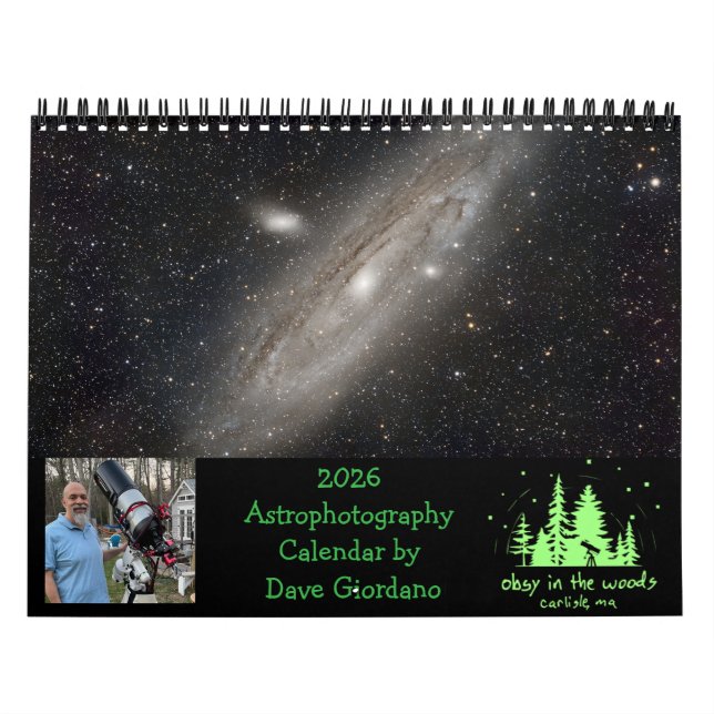 2026 Astrophotography Calendar by Dave Giordano (Cover)