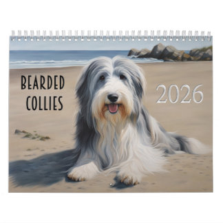 2026 Bearded Collies  Calendar