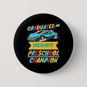 2026 Bennett Personalised Last Day Of Preschool Gr 6 Cm Round Badge