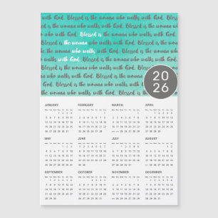 2026 Blessed is the Woman Magnetic Calendar