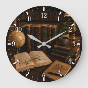 2026 Books Wall Clock