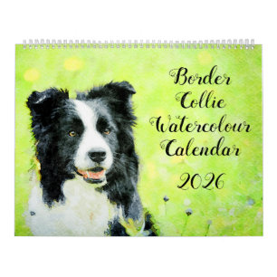 2026 Border Collie Sheep Dog Mom Owner Lover Gift Calendar