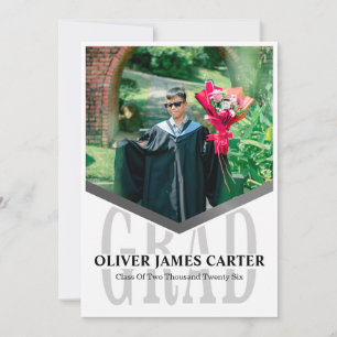 2026 Boys Senior Announcement - Graduation Photo