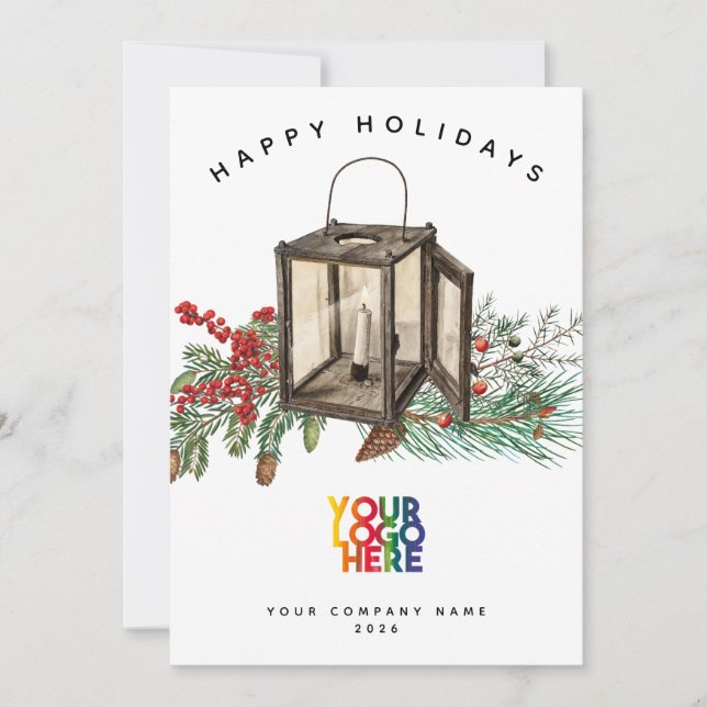 2026 Calendar Corporate Business Logo Christmas (Front)