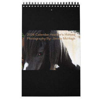2026 Calendar Heathers Horses