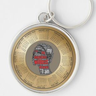 2026 Calendar Keychain My Ancestors Wildest Dreams