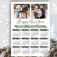 2026 Calendar Modern Sage Green Minimalist 2 Photo
