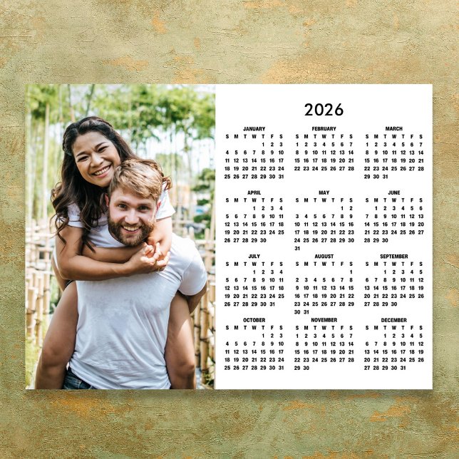 2026 Calendar Modern Simple Photo Poster (2026 Calendar Modern Simple Photo Poster)