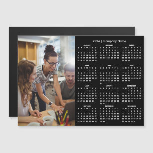 2026 Calendar Personalized Business Photo Magnet