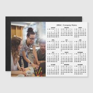 2026 Calendar Personalized Business Photo Magnet