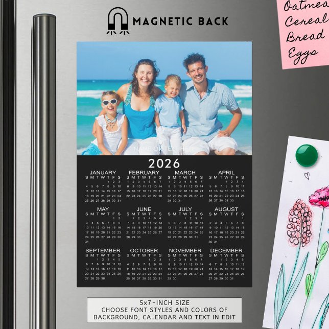 2026 Calendar Photo Custom Magnetic (Creator Uploaded)