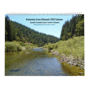 2026 Calendar Richardson Grove California Layout 2