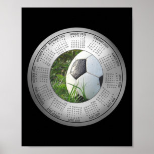 2026 Calendar Soccer Byll Players, Moms, Fans Coac Poster