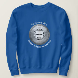 2026 Calendar Teachers Are Natural Born Influencer Sweatshirt