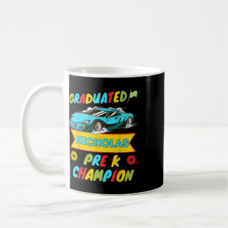 2026 Car Nicholas Personalised Last Day Of Pre K G Coffee Mug