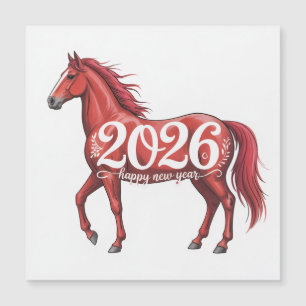 2026 Card Red Horse magnetic card 