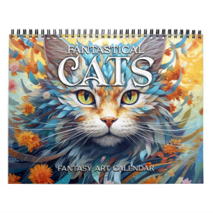 2026 Cats Whimsical Fantasy Art Calendar