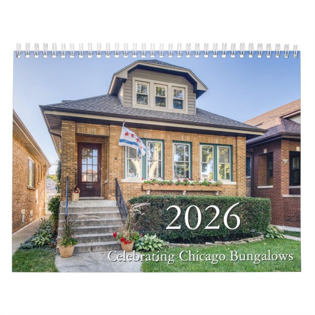 2026 Chicago Bungalow Association Calendar (Cover)