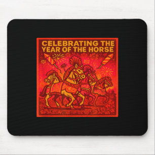 2026 Chinese New Year - Celebrating The Year Of Th Mouse Mat