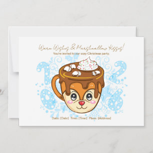 2026 Christmas Reindeer  Magnetic Invitation