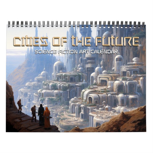2026 Cities Of The Future 5 Science Fiction Calendar (Cover)
