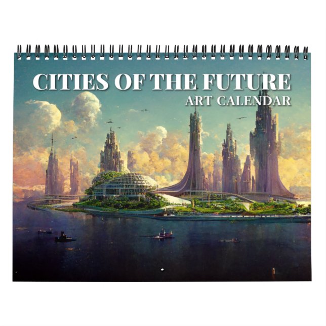 2026 Cities Of The Future Science Fiction Calendar (Cover)