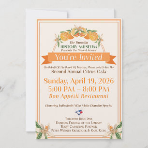 2026 Citrus Gala Invitation