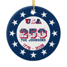 2026 Commemorative USA Custom Keepsake Ornament