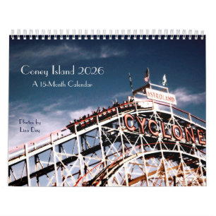 2026 Coney Island 15-Month Calendar