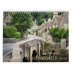 2026 Cotswolds towns photography Calendar