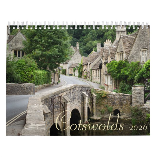 2026 Cotswolds towns photography Calendar (Cover)