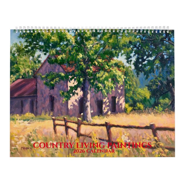 2026 Country Living Original Painting Calendar (Cover)