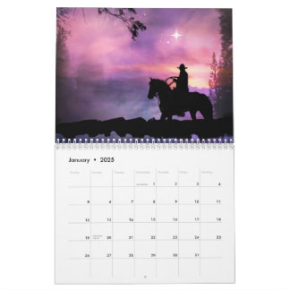 2026 Cowboy Country Western Calendar