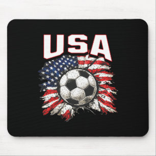 2026 Cup Flag Soccer Pride Fun Family Usa Mouse Mat