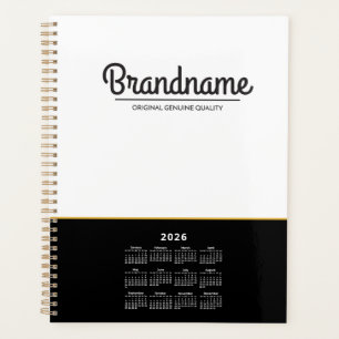 2026 Custom Logo Business Planner