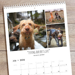 2026 Custom Photo Calendar Family Quotes Modern