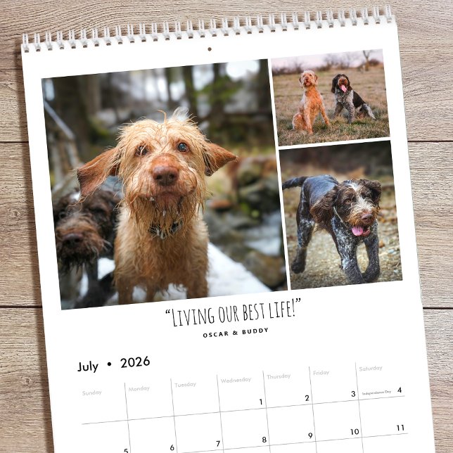 2026 Custom Photo Calendar Family Quotes Modern (Creator Uploaded)