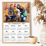 2026 Custom Photo Simple Modern 12 Month Calendar Poster<br><div class="desc">Introducing the perfect addition to your home or office space for 2026: the Custom Family Calendar Poster! Designed with love and care, this vibrant and personalised calendar is a wonderful way to showcase your family's unique charm all year long. Featuring a stunning photo of your family, including the kids and...</div>