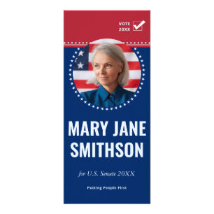 2026 Democratic Political Candidate Campaign Rack Card