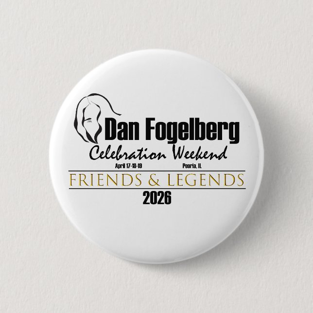 2026 DF Celebration Weekend Button! 6 Cm Round Badge (Front)