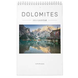 2026 Dolomites nature & landscape photo Calendar